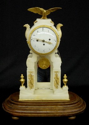 French Marble Eagle Clock — Antique Clocks Price Guide