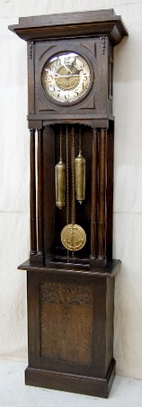 2 Wt. German Grandfather Clock — Antique Clocks Price Guide