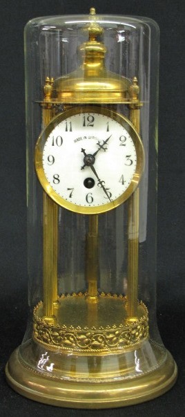 German 1 Wt. Dome Clock — Antique Clocks Price Guide
