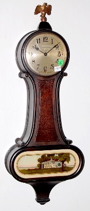 Small Size New Haven Banjo Clock — Antique Clocks Price Guide