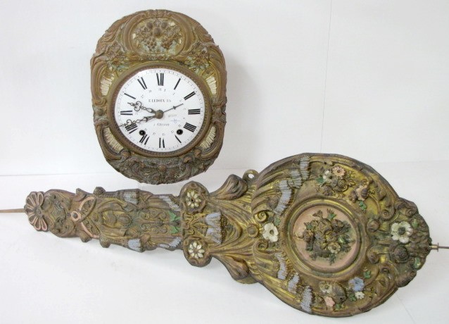 Ornate Signed French Calendar Mobier Clock — Antique Clocks Price Guide