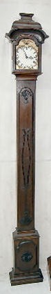 Ornate Carved Mahogany Grandmother Clock — Antique Clocks Price Guide