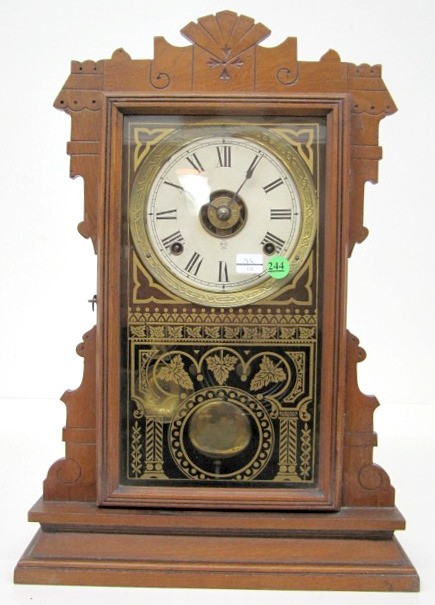 Walnut Seth Thomas Kitchen Clock w/Alarm — Antique Clocks Price Guide