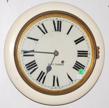 Seth Thomas Round Gallery Clock — Antique Clocks Price Guide
