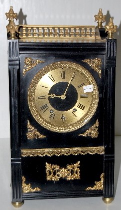 French Slate 8-Bell Westminster Chiming Clock — Antique Clocks Price Guide