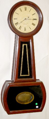 Howard and Davis No. 2 Weight Driven Banjo Clock — Antique Clocks Price Guide