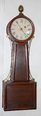 Signed H. Tifft Weight Driven Banjo Clock — Antique Clocks Price Guide