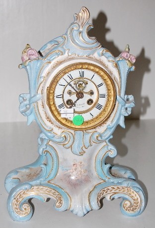 Sol Davis, New York Cherubs China Clock — Antique Clocks Price Guide