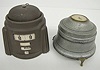 Metal Desk and Powder Box Clock