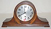 Oak Westminster Chimes Carved Mantle Clock