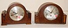 2 Oak Westminster Chimes Mantle Clocks