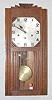 Oak Westminster Chimes Art Deco Box Clock