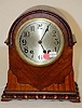 New Haven Mahogany Fancy Mantle Clock