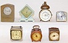 7 Metal Alarm Clocks Lux, Junghans and Others