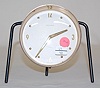 Herschedes German Metal Desk Clock