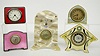 5 Celluloid and Enamel Dresser Clocks