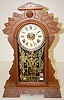 Walnut Kroeber Kitchen Clock w/Alarm