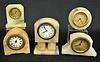 5 Vintage Alabaster Dresser Clocks