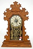Ingraham Oak T and S Kitchen Clock w/ Alarm