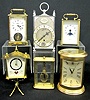 6 German and Japan Metal Novelty Clocks