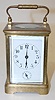 French Carriage Clock Monogrammed Case