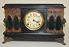 Sessions Fancy Black Mantle Clock