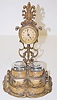 Cast Iron Lux Ink Stand Clock
