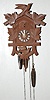3 Wt. German Birds Carved Cuckoo Clock