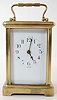 8 Day French Carriage Clock w/ Porcelain Dial