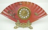 New Haven Rose Finish Fan Clock