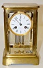 8 Day T and S French Crystal Regulator Clock