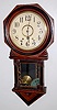 New Haven Long Drop Wall Regulator Clock