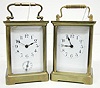 2- 8 Day French Carriage Clocks