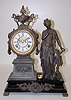 Ansonia "Poetry" Statue Clock