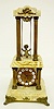 Ornate Marble Swinging Doll Mystery Clock