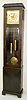 Early Gustav Becker Grandfather Clock