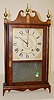 E. Terry and Sons Pillar and Scroll Shelf Clock