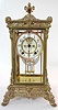 Ansonia "Elysian" 8 Day Crystal Regulator Clock