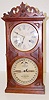 Ithaca No. 10 Walnut Calendar Clock