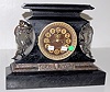 Ansonia "Rosalind" Iron Black Mantel Clock