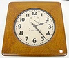 Self Winding Clock Co. Oak Gallery Clock