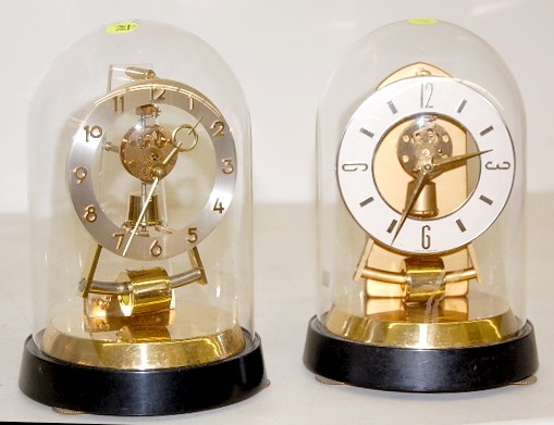 2 Germany Battery Operated Dome Clocks — Antique Clocks Price Guide