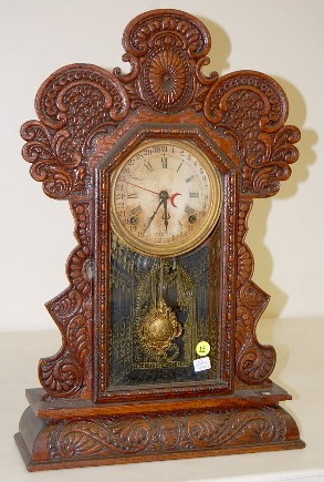 Ingraham Oak "Gila" Calendar Clock — Antique Clocks Price Guide