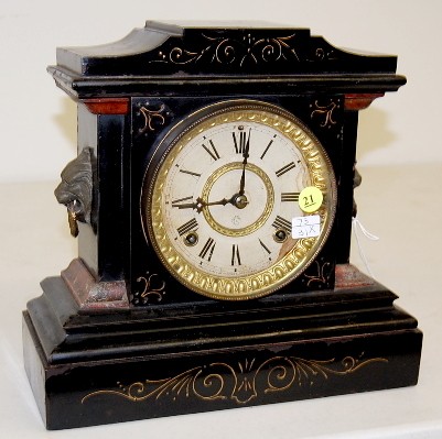 Ansonia Iron Case "La France" Mantle Clock — Antique Clocks Price Guide