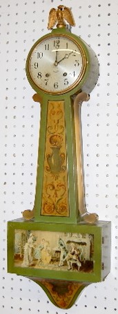 Antique Gilbert "Minuet" Banjo Clock — Antique Clocks Price Guide