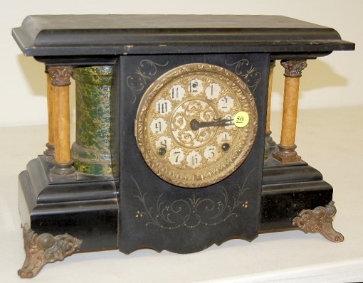 E.N. Welch Adamantine "Shasta" Mantle Clock — Antique Clocks Price Guide