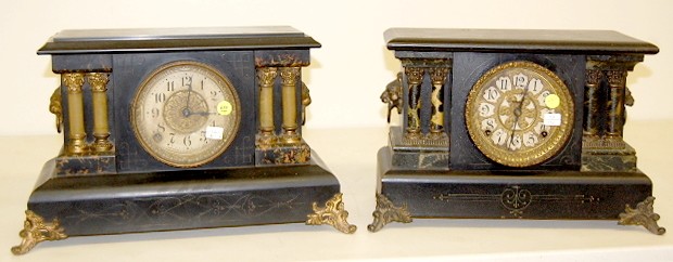 2 Mantle Clocks: Seth Thomas and E.N. Welch — Antique Clocks Price Guide