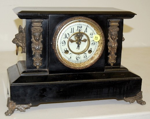 New Haven Iron Case "Fayette" Mantle Clock — Antique Clocks Price Guide