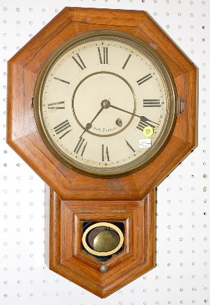 Seth Thomas Rosewood Octagon Short Drop Clock — Antique Clocks Price Guide