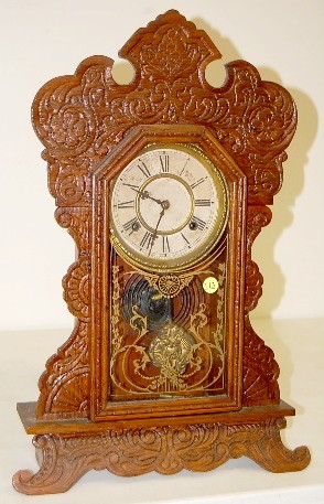 Waterbury Oak "Forum" Kitchen Clock — Antique Clocks Price Guide